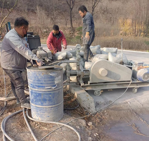 申扎路面下沉注浆